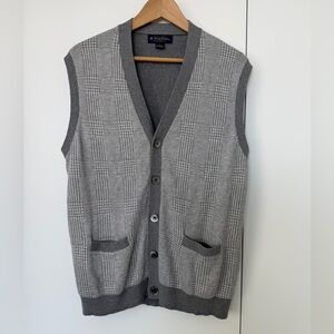Brooks Brothers Cashmere-Cotton Sweater Vest